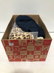 BOX OF APPROX 30 X ASSORTED ADULT CLOTHING TO INCLUDE GOODTHREADS TROUSERS NAVY SIZE XS