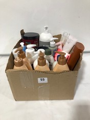 BOX OF ASSORTED BEAUTY PRODUCTS TO INCLUDE ALTUIST DERATOLOGIST SUNSCREEN