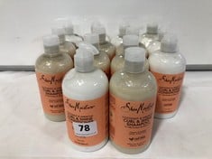 14 X ASSORTED SHEA PRODUCTS TO INCLUDE SHEA COCONUT CURL AND SHINE SHAMPOO