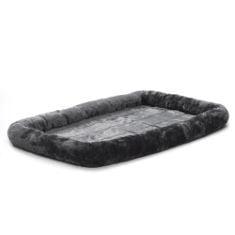 3 X MIDWEST HOMES FOR PETS BOLSTER DOG BED 121.92 CM (48-INCH) LONG DOG BED OR CAT BED W/ COMFORTABLE BOLSTER; IDEAL FOR "EXTRA LARGE" DOG BREEDS; GRAY; MODEL 40248-GY.