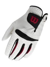 18 X WILSON MEN'S GOLF GLOVE, SIZE: L, RIGHT HAND, MRH, WHITE, FEEL PLUS, WGJA00065L.