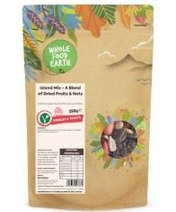 QTY OF ITEMS TO INLCUDE 13X ASSORTED WHOLEFOOD EARTH TO INCLUDE WHOLEFOOD EARTH ISLAND MIX - A BLEND OF DRIED FRUITS AND NUTS 250 G | GMO FREE | SOURCE OF FIBRE | SOURCE OF PROTEIN, WHOLEFOOD EARTH S