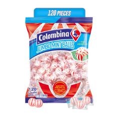 12 X COLOMBINA JUMBO MINT BALLS ORIGINAL.