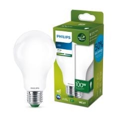 QTY OF ITEMS TO INLCUDE X20 ASSORTED ITEMS TO INCLUDE PHILIPS LED ULTRA EFFICIENT LIGHT BULB A LABEL ENERGY RATING [WHITE 3000K - E27 EDISON SCREW] 100W A70 FROSTED. FOR INDOOR HOME LIGHTING, CLIPPAS