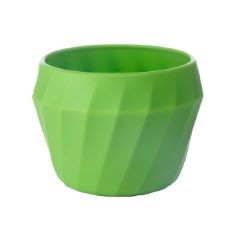 19 X HUMANGEAR FLEXIBOWL CONVERTIBLE SILICONE EATING BOWL (24OZ), GREEN.