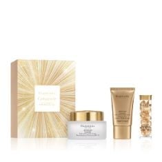 QTY OF ITEMS TO INLCUDE BOX OF ASSORTED BEAUTY ITEMS TO INCLUDE ELIZABETH ARDEN LIFT & FIRM YOUTH RESTORING SOLUTIONS ADVANCED CERAMIDE 3-PIECE GIFT SET (WORTH £106,50), INVOGUE VENOM GREEN OVAL NAIL