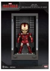 QTY OF ITEMS TO INLCUDE 7X ASSORTED TOYS TO INCLUDE BEAST KINGDOM TOYS MEA-015G 3 MINI EGG ATTACK ACTION FIGURE HALL OF ARMOR IRON MAN MARK VII 8 CM, EREN MONEY BOX 16CM.