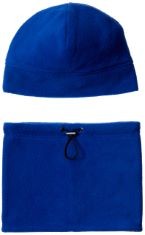 QTY OF ITEMS TO INLCUDE 30X ASSORTED CLOTHING TO INCLUDE ESSENTIALS FLEECE HAT AND GAITER SET, ROYAL BLUE, ONE SIZE, ESSENTIALS WOMEN'S MID-RISE SLIM-FIT 10" INSEAM KHAKI BERMUDA SHORTS, BLACK, 14-16