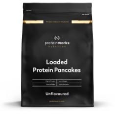 8 X PROTEIN WORKS - LOADED PROTEIN PANCAKE MIX | PREMIUM PANCAKE MIX | HIGH PROTEIN PANCAKES | HIGH PROTEIN BREAKFAST | LOW SUGAR SNACK | 8 SERVINGS | NATURAL | 500G.