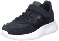 1 X ADIDAS RETROPY F2 CF EL C SNEAKER, CORE BLACK/CORE BLACK/FTWR WHITE, 11 UK.