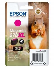 13 X EPSON 378XL MAGENTA SQUIRREL HIGH YIELD GENUINE, CLARIA PHOTO HD INK CARTRIDGE.