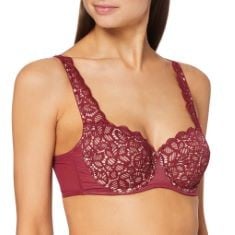 QTY OF ITEMS TO INLCUDE APPROX X30 ASSORTED CLOTHING TO INCLUDE IRIS & LILLY WOMEN'S LACE WIRED NON-PADDED BALCONY BRA, PURPLE, 36C, SHAPERX SHAPEWEAR FOR WOMEN TUMMY CONTROL FAJAS COLOMBIANAS BODY S