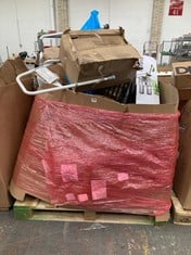 PALLET OF ASSORTED ITEMS TO INCLUDE BRABANTIA WALLFIX 24M WALL MOUNTED ROTARY AIRER (KERBSIDE PALLET DELIVERY)