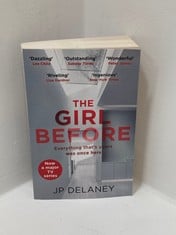 CAGE OF THE GIRL BEFORE BY JP DELANEY BOOK (KERBSIDE PALLET DELIVERY)