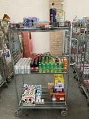 CAGE OF ASSORTED ITEMS TO INCLUDE PEPSI MAX 2 LITRE BBE 9/24 (CAGE NOT INCLUDED ) (COLLECTION ONLY )