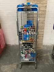 CAGE OF ASSORTED ITEMS TO INCLUDE ISOBUTANE MIX CAMPINGAZ 18+ ( CAGE NOT INCLUDED ) ( COLLECTION ONLY)