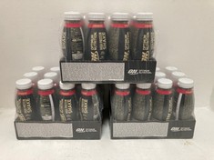 OPTIMUM NUTRITION 6X12 PACK OF STRAWBERRY BBE 24/12/24 (CAGE NOT INCLUDED) ( COLLECTION ONLY )