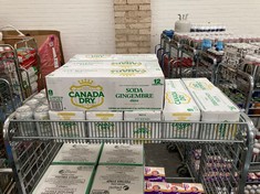 QTY OF CANADA DRY SODA GINGER ALE 355ML BBE 09/24 (COLLECTION ONLY )