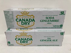 QTY OF CANADA DRY 12X 335ML PACKS BBE 09/24 ( COLLECTION ONLY )