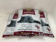 QTY OF DR ELEYES CLASSIC CAT LITTER