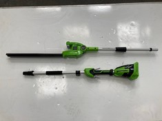 GREENWORKS 40V POLE HEDGE TRIMMER