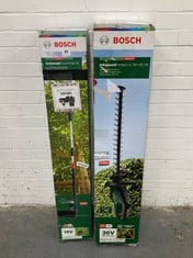 BOSCH ADVANCED HEDGE CUT 36V-65-28 TO INCLUDE BOSCH UNIVERSAL CHAIN POLE 18 RRP: £303.97