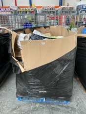 PALLET OF ASSORTED ITEMS TO INCLUDE 40L TUFF TUB (KERBSIDE PALLET DELIVERY)