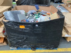 PALLET OF ASSORTED ITEMS TO INCLUDE QTY OF ASSORTED STATIONERY (KERBSIDE PALLET DELIVERY)