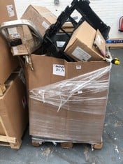 PALLET OF ASSORTED ITEMS TO INCLUDE MINI STEEL STEP LADDER (KERBSIDE PALLET DELIVERY)