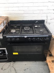 LOGIK BLACK GAS OVEN WITH STOVE