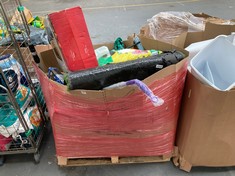 PALLET OF ASSORTED ITEMS TO INCLUDE MIRACLE GRO PEAT FREE ALL PURPOSE COMPOST (KERBSIDE PALLET DELIVERY)