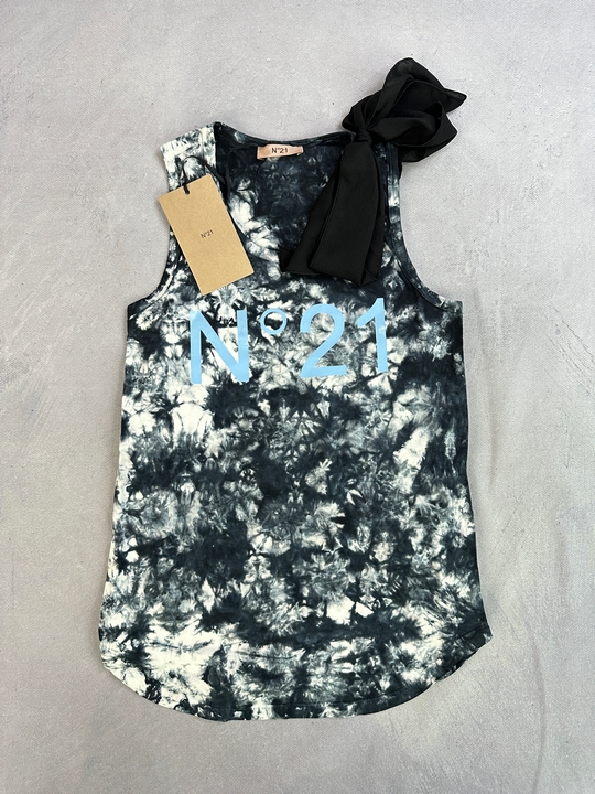 N°21 Girls Top - Tie & Dye Sleeveless Top - Size 10 Years