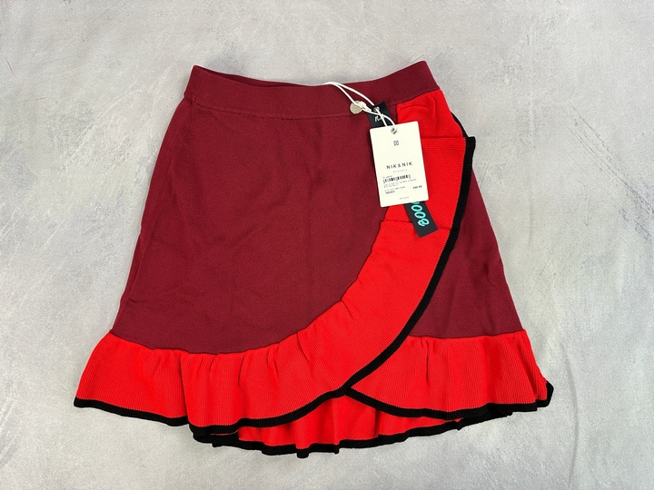 Nik & Nik Girls Wrapped Ruffle Skirt - Size 16 Years