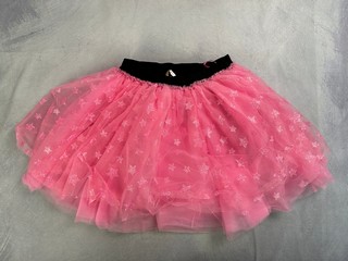 Miss Grant Fuchsia Glitter Star Tulle Skirt - Size 16 Years 44