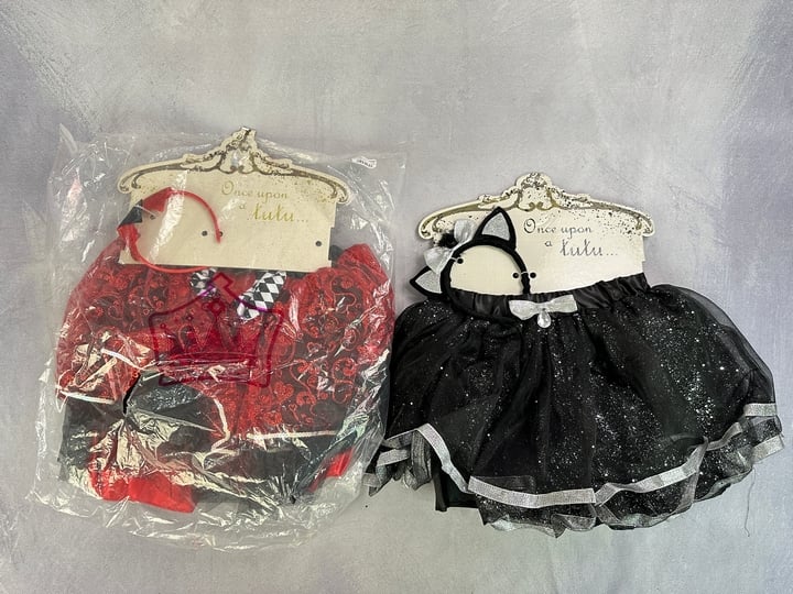 Dress Up By Design Swan Tutu & Headband Set, Dress Up By Design Girls Queen Of Hearts Tutu With Headband Set - Size 9-13 Years (2 Units)