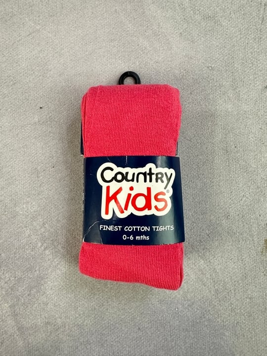 Country Kids Tights Girls Hot Finest Cotton Tights - Size 0-6