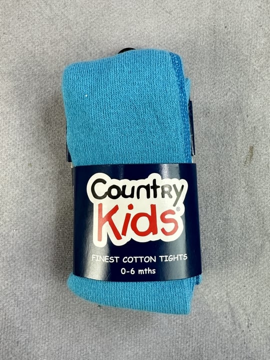 Country Kids Tights Girls Finest Cotton Tights - Size 6 Months