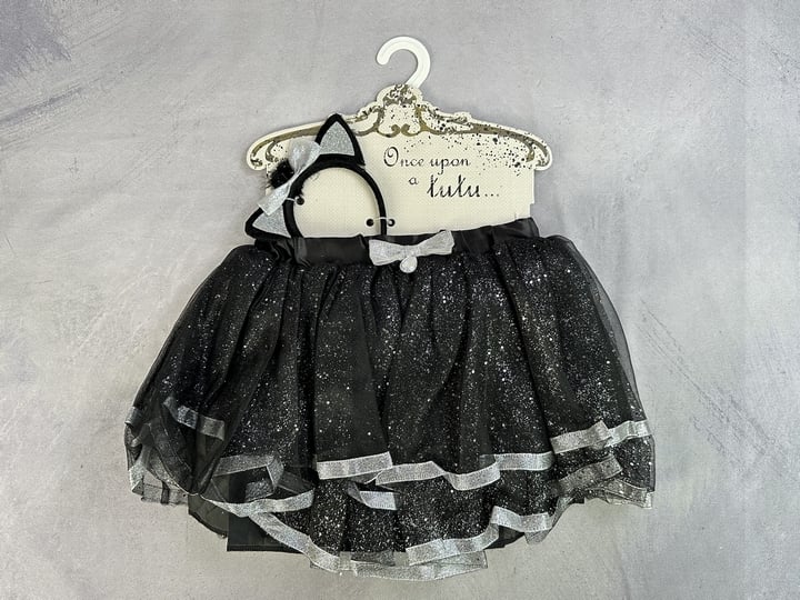 Dress Up By Design Cat Tutu & Headband Set - Size 9-13 Years