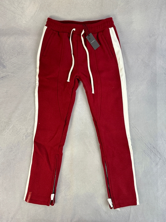 Haus Of Jr Red Alfie Wool Track Pants - Size 14 Years