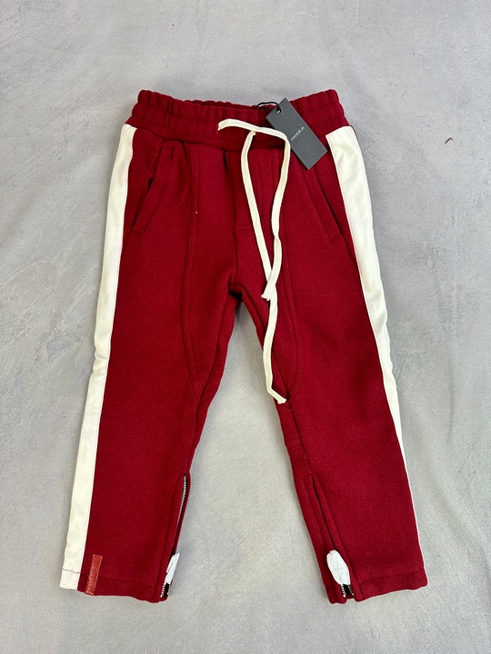 Haus Of Jr Red Alfie Wool Track Pants - Size 3-4 Years