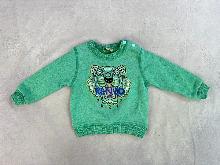 Kenzo Baby Boy Cotton Tiger Sweater - Size 18 Months