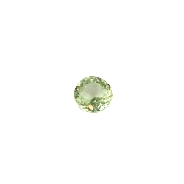 1.15ct Peridot Faceted Round-cut Single Gemstone, 6mm (VAT Only Payable on Buyers Premium)