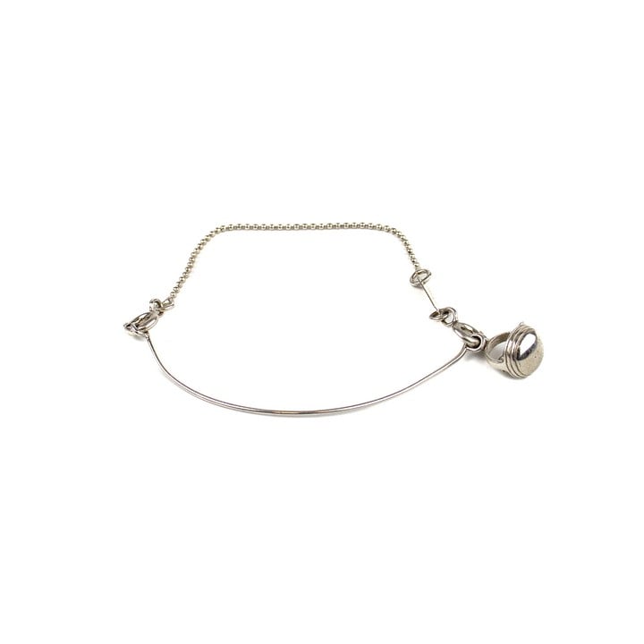 Les Nereides Silver Bird in Basket Bracelet, 16cm, 2.8g (VAT Only Payable on Buyers Premium)