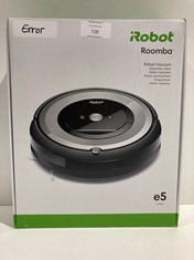 IROBOT ROOMBA E5154 WIFI, OPTIMAL ROBOT HOOVER FOR PETS, HIGH POWER SUCTION, 2 RUBBER BRUSHES, CARPETS AND FLOORS, DIRT DETECT, COMPATIBLE WITH VOICE ASSISTANTS (ERROR) - LOCATION 7A.