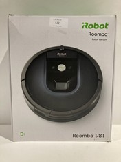 IROBOT ROOMBA 981, ROBOT HOOVER FOR PET HAIR WITH HIGH SUCTION POWER 1 AND ANTI-TANGLE RUBBER BRUSHES, WIFI CONNECTION, PROGRAMMABLE BY APP AND COMPATIBLE WITH ALEXA, BLUE COLOUR - LOCATION 11A.