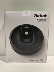 IROBOT ROOMBA 981, ROBOT HOOVER FOR PET HAIR WITH HIGH SUCTION POWER 1 AND ANTI-TANGLE RUBBER BRUSHES, WIFI CONNECTION, PROGRAMMABLE BY APP AND COMPATIBLE WITH ALEXA, BLUE COLOUR - LOCATION 11A.