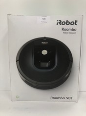 IROBOT ROOMBA 981, ROBOT HOOVER FOR PET HAIR WITH HIGH SUCTION POWER 1 AND ANTI-TANGLE RUBBER BRUSHES, WIFI CONNECTION, PROGRAMMABLE BY APP AND COMPATIBLE WITH ALEXA, BLUE COLOUR - LOCATION 15A.