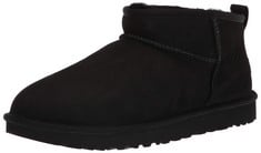 UGG CLASSIC ULTRA MINI, WOMEN'S SNOW BOOTS, BLACK, 39 EU (155€ RRP) - LOCATION 5A.