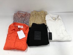 5 X PREMIUM DESIGNER CLOTHING ASSORTMENT INCLUDING SEQUIN SKIRT SIZE M (TOTAL  RRP 725€) - LOCATION 27A.