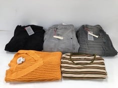 5 X PREMIUM DESIGNER CLOTHING ASSORTMENT INCLUDING T-SHIRT SIZE S (TOTAL  RRP. 291€) - LOCATION 28A.